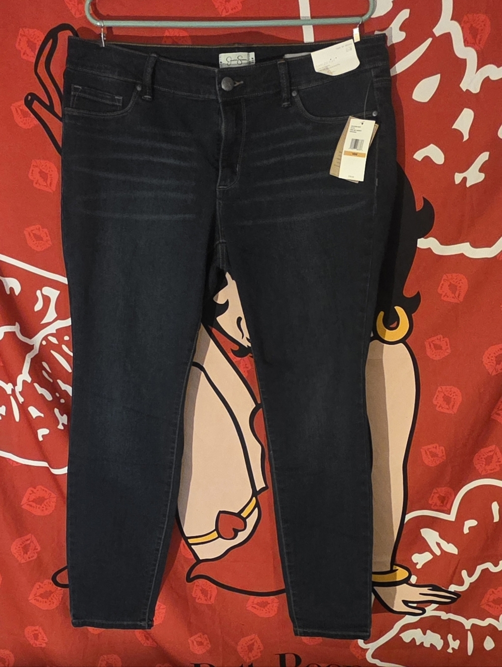 NWT- Jessica Simpson Kiss Me Skinny Jeans Flawless Flex Supreme Stretch Size-16W